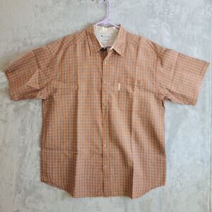 Columbia sportswear short sleeve button up shirt mens XXL  outdoors multicolor